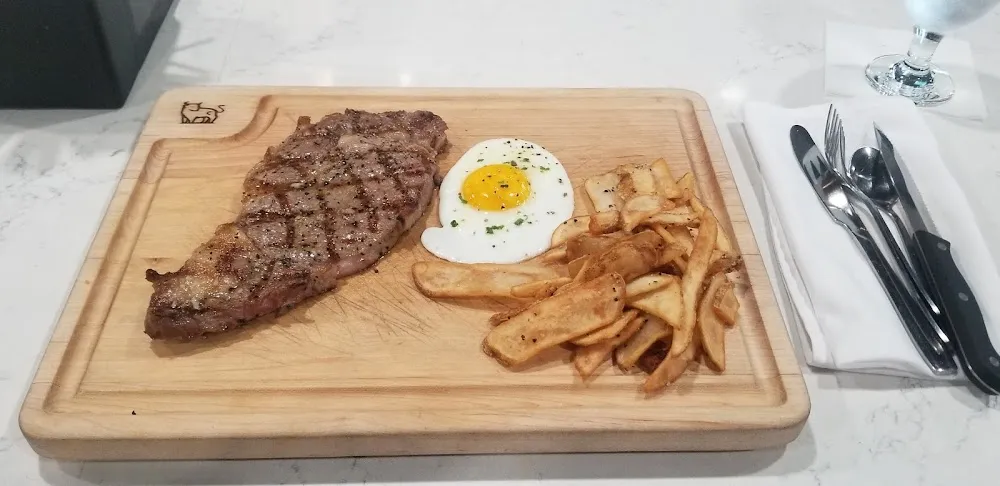 10oz Ribeye and Fried Egg